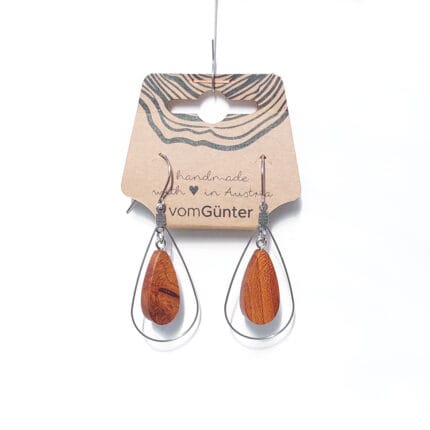 Holzohrringe